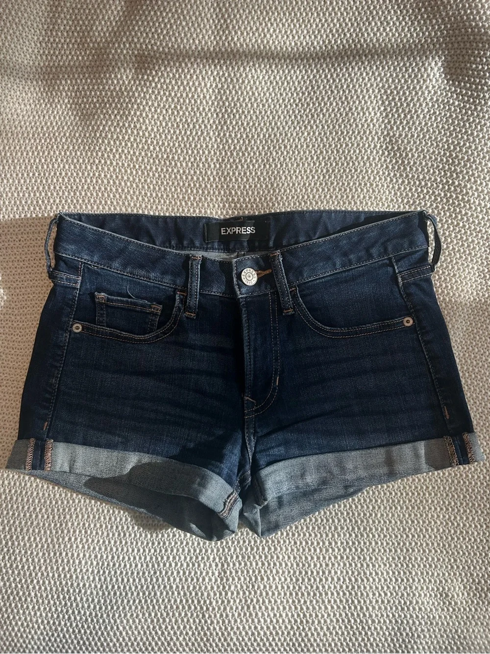 Express | Denim Stretch Shorts